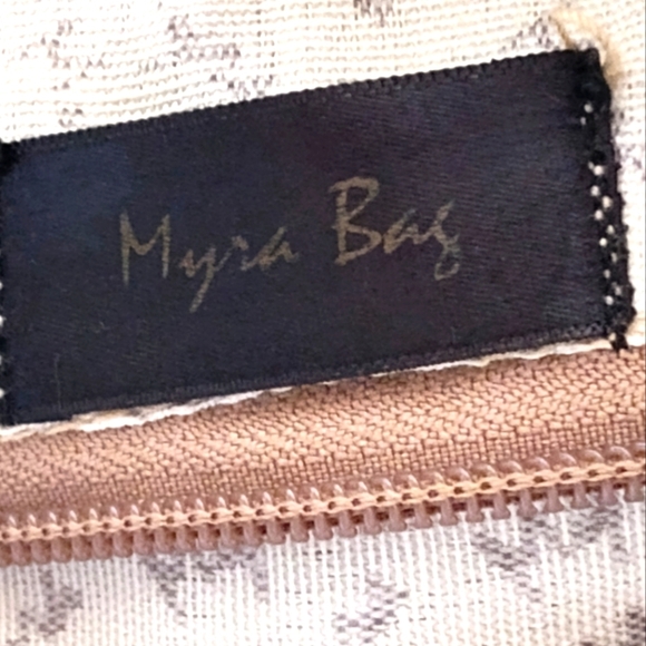 Myra Upcycled Canvas and Leather Tote Bag | Custom Motors - Picture 8 of 12